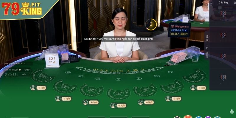 DB Casino 79KING - Trải Nghiệm Cá Cược Đỉnh Cao Và Tin Cậy 3 Blackjack DB Casino 79KING
