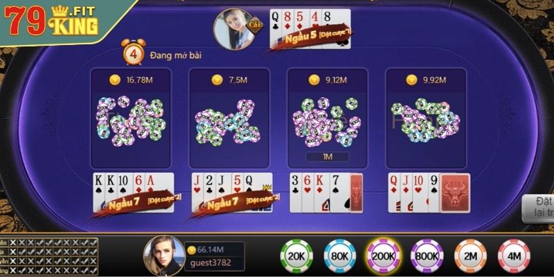 Hướng Dẫn Chi Tiết Từ A Đến Z Cách Chơi Bài Ngầu Hầm 79KING 3 Cách tính điểm trong bài Ngầu Hầm 79KING