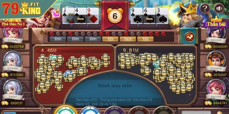 Đại Chiến Đỏ Đen 79KING Sức Hút Khó Cưỡng Từ Game Bài 4 Cược nhiều cửa khác nhau