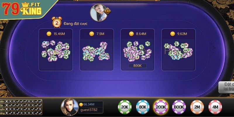 Hướng Dẫn Chi Tiết Từ A Đến Z Cách Chơi Bài Ngầu Hầm 79KING 4 Sắp xếp bài bài Ngầu Hầm 79KING